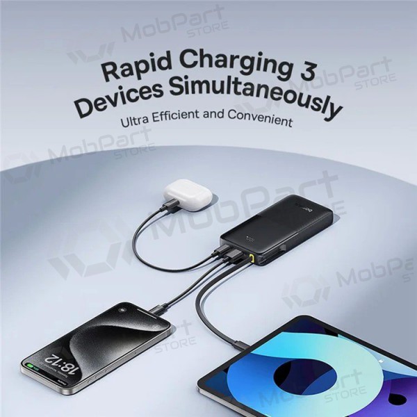 Externe Batterie Power Bank Baseus Bipow 2 20W 10000mAh Schwarz P10077101113-00 Externe Batterie Power Bank Baseus Bipow 2 20W 10000mAh Schwarz P10077101113-00