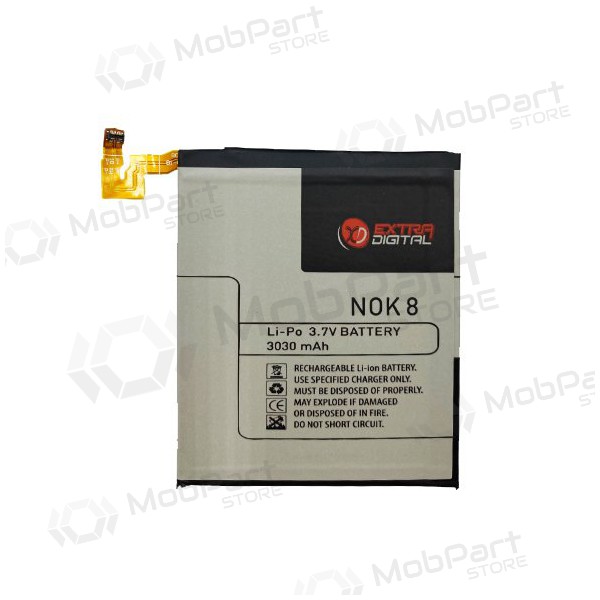 Nokia 8 Batterie / Akku (3030mAh)