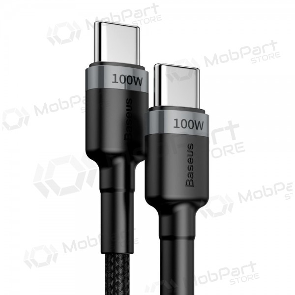 USB-C-Kabel Baseus Cafule CATKLF-ALG1 USB-C auf USB-C 2 m 100 W schwarz