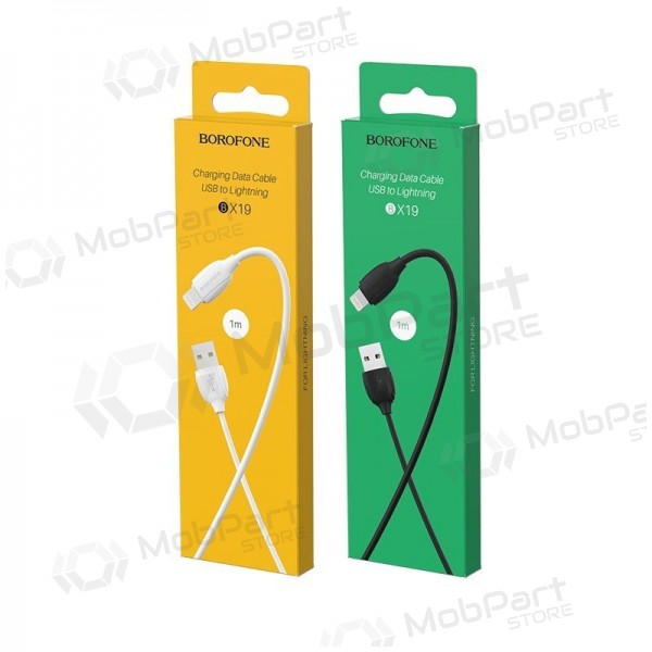 Lightning-Kabel Borofone BX19 USB-A auf Lightning 1 m weiß