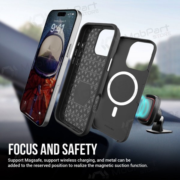 Handyhülle Perfectionists Triangle Mag Case Apple iPhone 11 Pro Schwarz