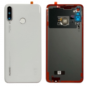 Huawei P30 Lite / P30 Lite New Edition 2020 48MP Rückseite Akkudeckel Weiß (Pearl White) (gebraucht grade A, original)