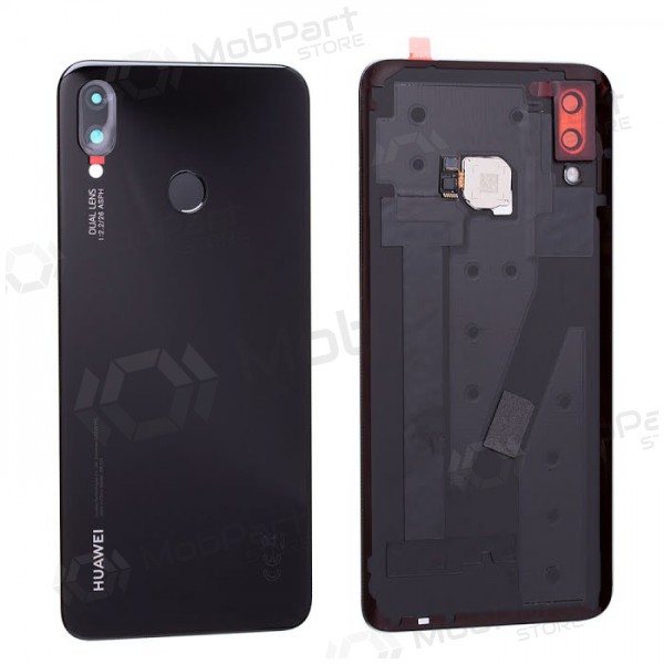 Huawei P Smart Plus Rückseite Akkudeckel (Schwarz) (gebraucht grade A, original)