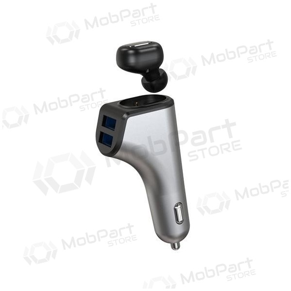 Auto-Ladegerät Platinet + Bluetooth ausinė