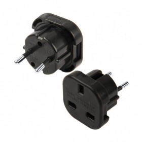 Adapter UK auf EUR schwarz