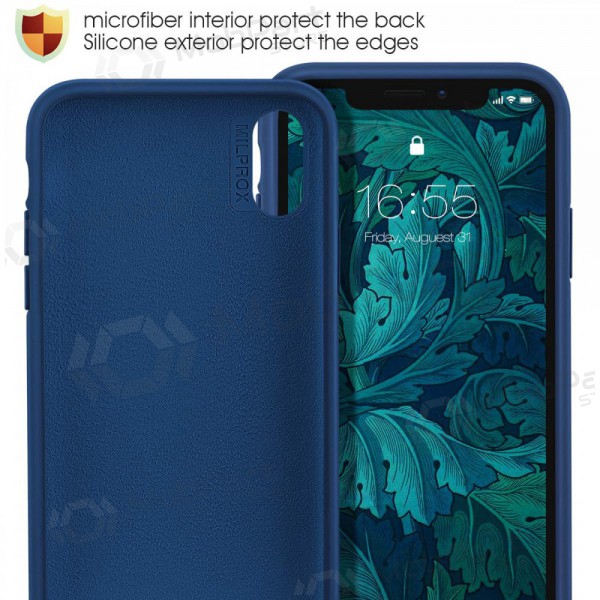 Apple iPhone 13 Pro Max hülle - Liquid Silicone 1.5mm (dunkelblau)