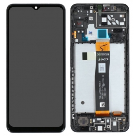 Samsung Galaxy A04s Display (Schwarz) (mit Rahmen) (original)