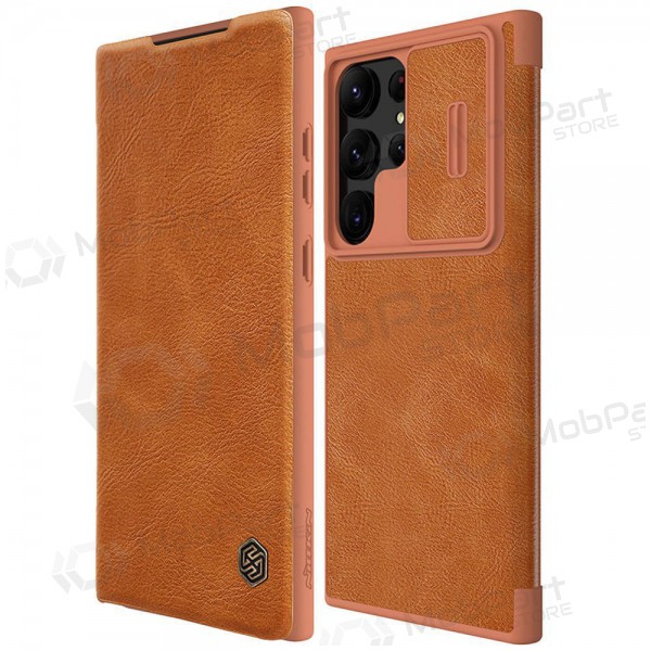Samsung Galaxy S23 FE Handyhülle „Nillkin Leather“ (Braun)