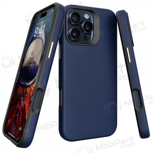 Handyhülle Perfectionists Triangle Mag Case Apple iPhone 15 Dunkelblau