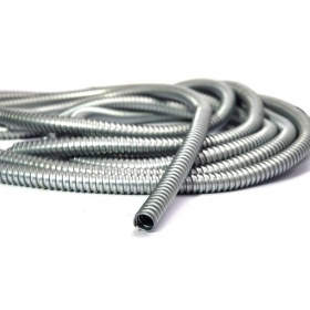 Gofruotas aus metall vamzdis D22 (ritė 50m)