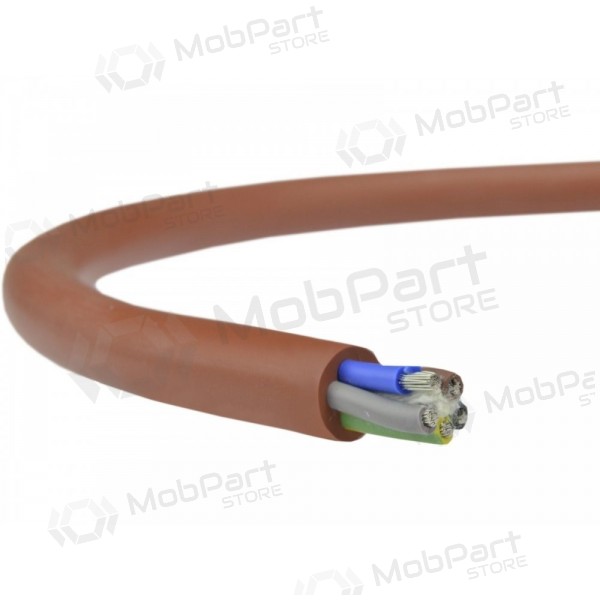 SIHF-Kabel 5x6 mm² Kupfer-Silikon.