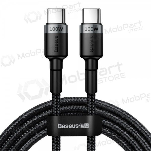 USB-C-Kabel Baseus Cafule CATKLF-ALG1 USB-C auf USB-C 2 m 100 W schwarz
