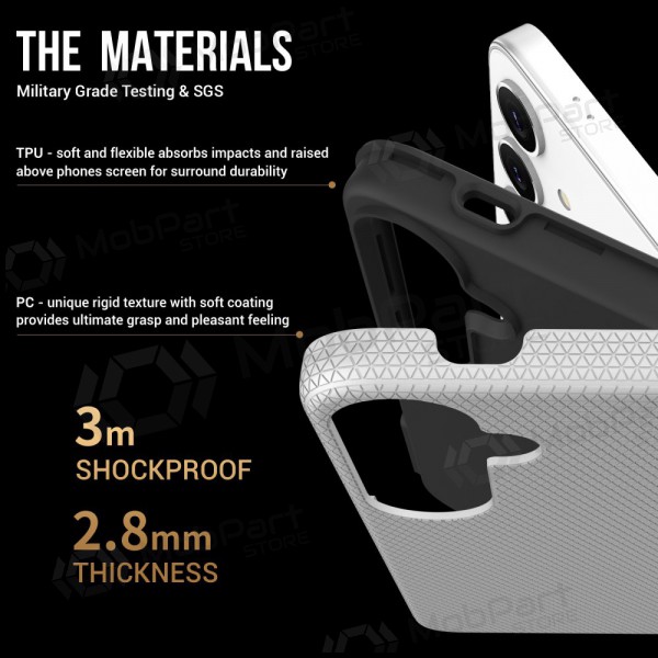 Handyhülle Perfectionists Triangle Case Samsung A266 A26 5G Silbrig