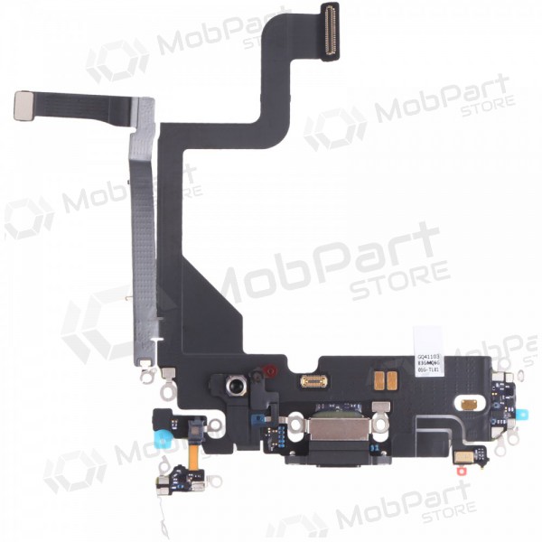 Apple iPhone 13 Pro ladeanschluss- und mikrofonanschluss (schwarz)