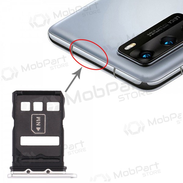 Huawei P40 SIM-Kartenhalter Silbrig (Silver Frost)