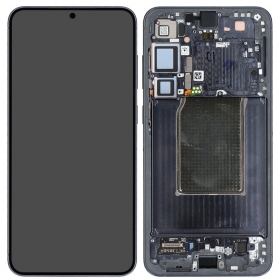 Samsung Galaxy S25+ Display (Schwarz) (mit Rahmen) (Assembled Service Pack)