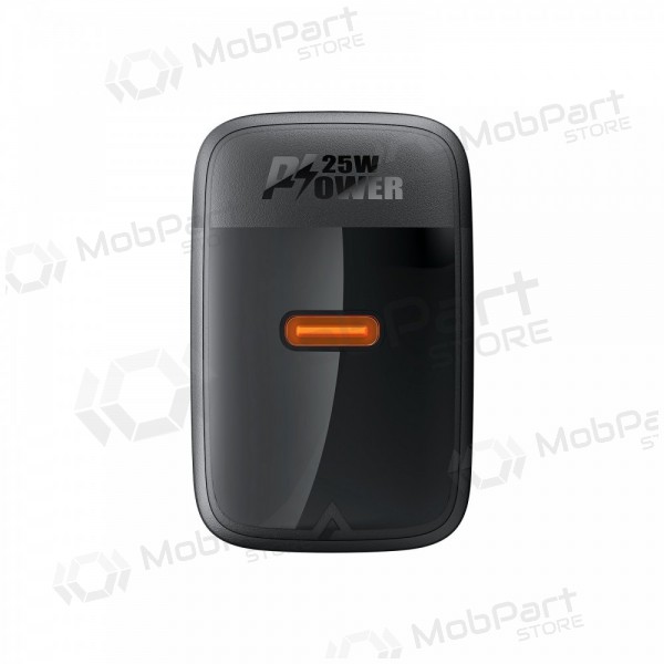 Acefast A104 25 W GaN USB-C Telefonladegerät, schwarz