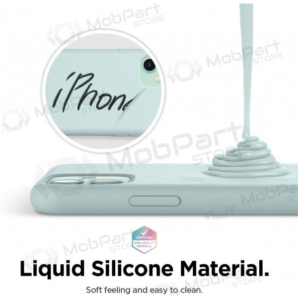 Apple iPhone 14 hülle - Liquid Silicone (Minze)