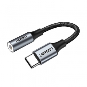 Audioadapter Ugreen AV161 USB-C auf 3.5 mm grau