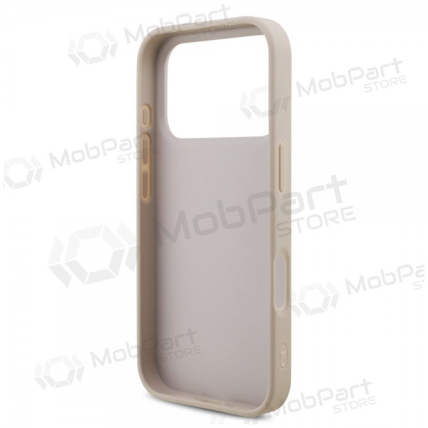Apple iPhone 17 Pro hülle - Guess PU 4G Metal Logo (rosa)