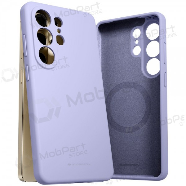 Samsung Galaxy S26 Ultra hülle Mercury - Pure Magsafe Silicon Case (Lavendelgrau)