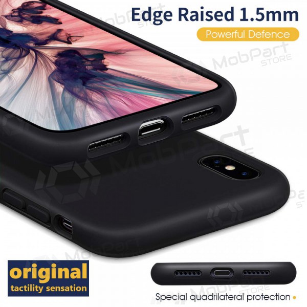 Apple iPhone 11 Pro Max hülle - Liquid Silicone 2.0mm (schwarz)
