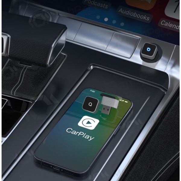 Kabelloser CarPlay / Android Auto Adapter Ottocast Mini Cube CP88-T2 silber