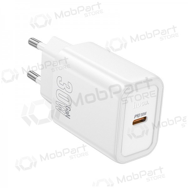 Telefonladegerät Hoco N62 30 W GaN USB-C weiß