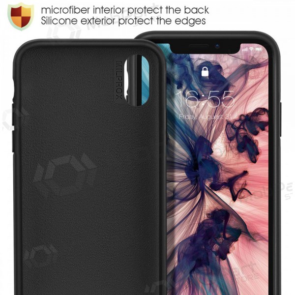 Apple iPhone 11 Pro Max hülle - Liquid Silicone 2.0mm (schwarz)