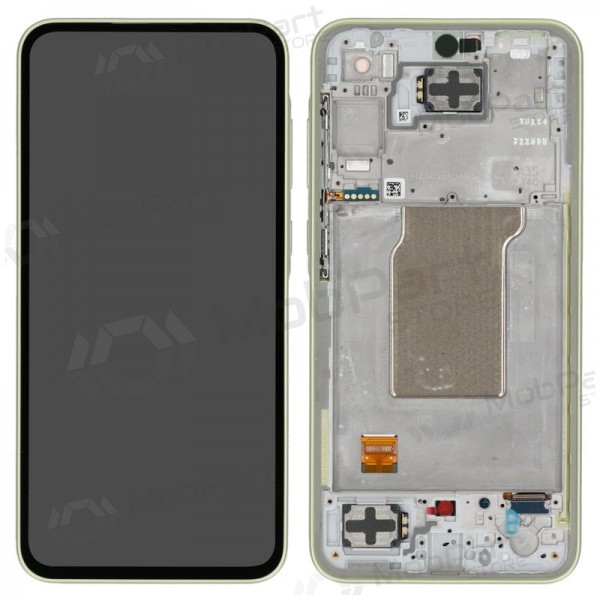 Ekranas Samsung A356 A35 5G su lietimui jautriu stikliuku und rėmeliu Awesome Lemon original (service pack)