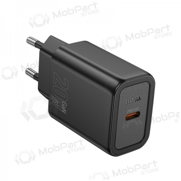 Telefonladegerät Hoco N60 20 W GaN USB-C schwarz