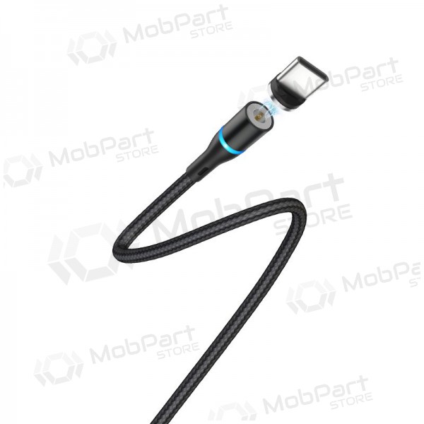 USB Kabel Borofone BU16 Skill Magnetic Type-C 1.0m (Schwarz)