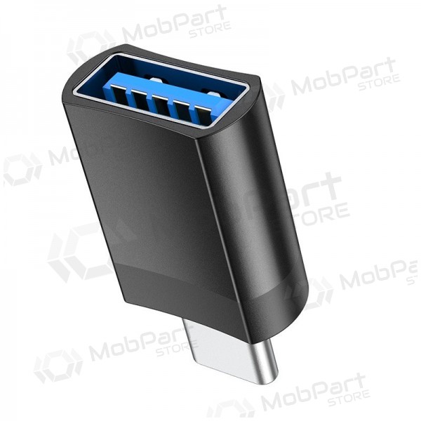 USB-C Adapter Hoco UA17 USB-C zu USB-A schwarz
