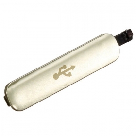 Samsung G900F Galaxy S5 charging socket cover (Golden )