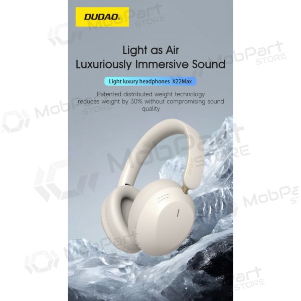 Kabellose Kopfhörer mit Mikrofon Dudao X22Max Bluetooth USB-C weiß