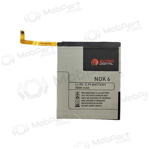 Nokia 6 Batterie / Akku (3000mAh)