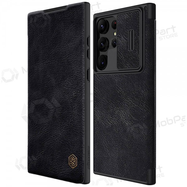 Samsung Galaxy S23 FE Handyhülle „Nillkin Leather“ (Schwarz)
