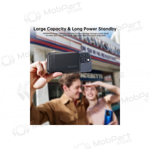 Externe Batterie Power Bank Choetech B743 15W Magsafe 10000mAh Schwarz Externe Batterie Power Bank Choetech B743 15W Magsafe 10000mAh Schwarz