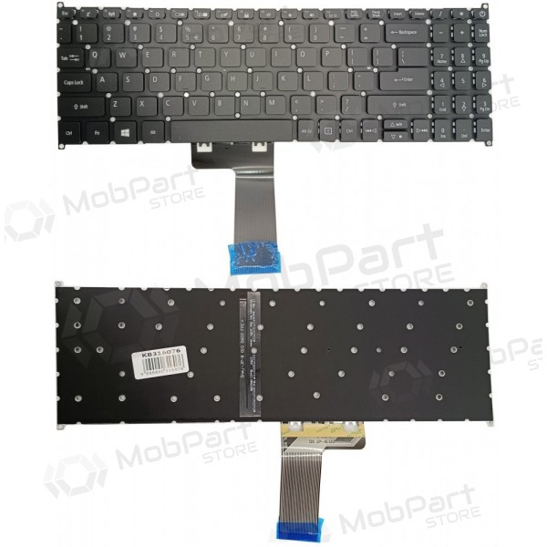 Tastatur ACER: Aspire 3 A315-23, su pašvietimu Tastatur ACER: Aspire 3 A315-23, su pašvietimu