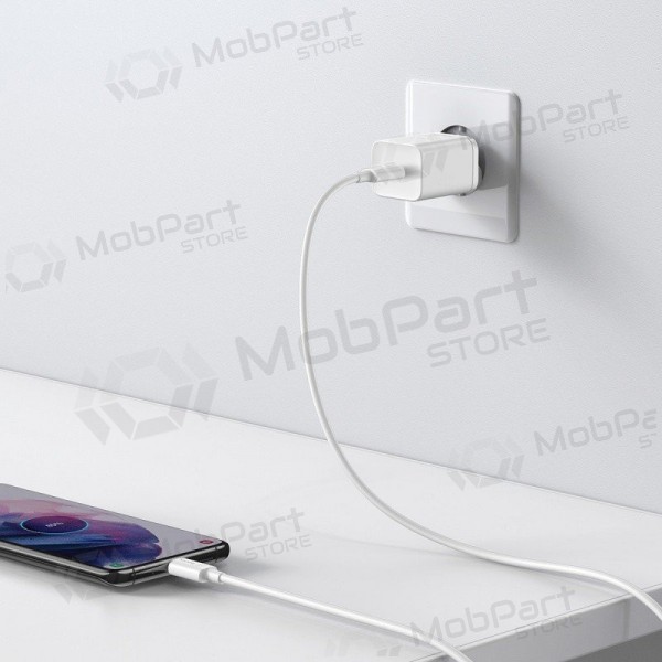 Ladegerät buitinis Baseus Super Si 25W + Type-C 1.0m Weiß TZCCSUP-L02
