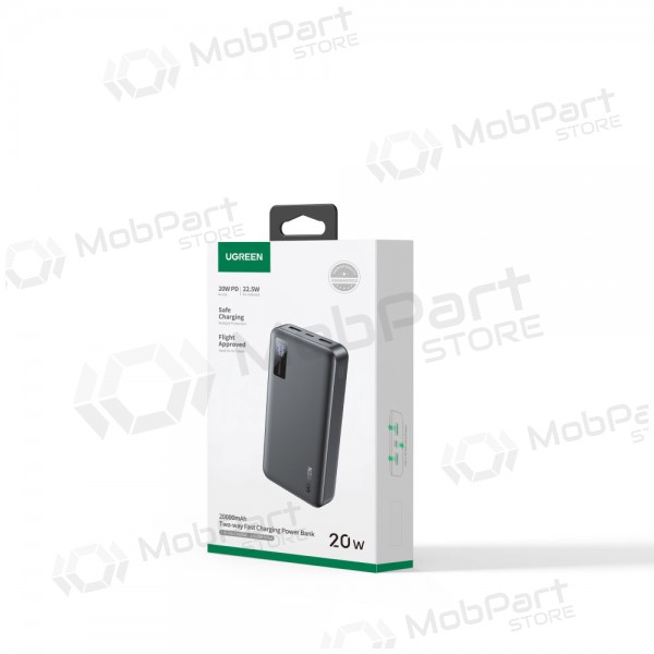 Externe Batterie Power Bank Ugreen PB313 20W 20000mAh (25683) Schwarz Externe Batterie Power Bank Ugreen PB313 20W 20000mAh (25683) Schwarz