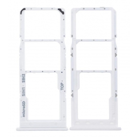 Samsung Galaxy A125 A12 / A127 A12S SIM-Kartenhalter (Weiß) (service pack) (original)