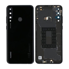 Huawei Y6p 2020 Rückseite Akkudeckel (Midnight Black) (gebraucht grade C, original)