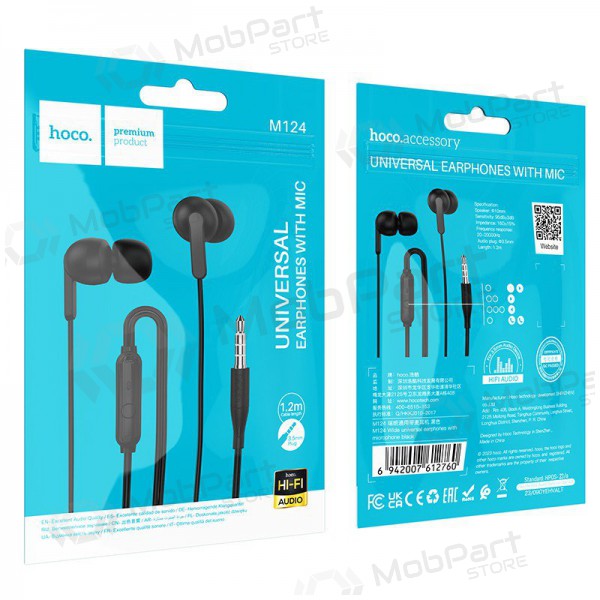 Ausinės Hoco M124 3,5mm Ausinės Hoco M124 3,5mm