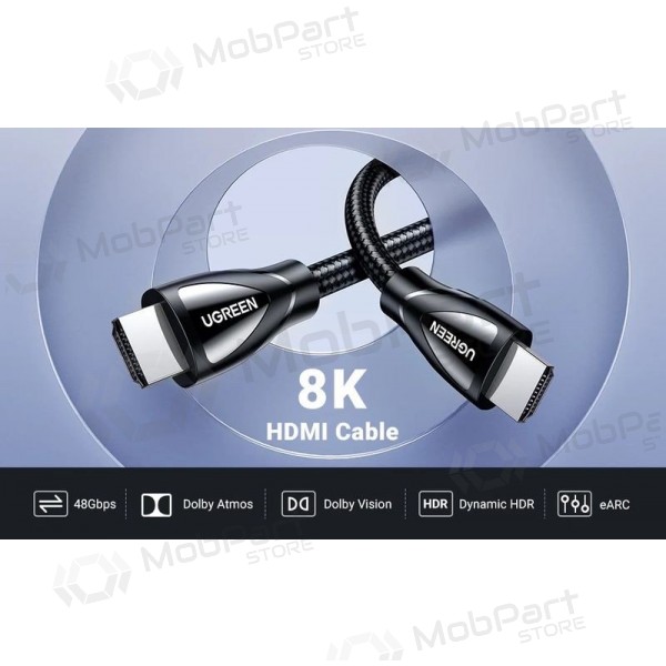 HDMI Kabel Ugreen HD140 HDMI 2.1 2 m schwarz