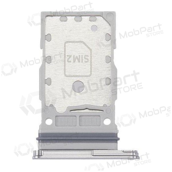 Samsung S901 / S906 Galaxy S22 / S22 Plus SIM-Kartenhalter (Dual) (Weiß) Samsung S901 / S906 Galaxy S22 / S22 Plus SIM-Kartenhalter (Dual) (Weiß)