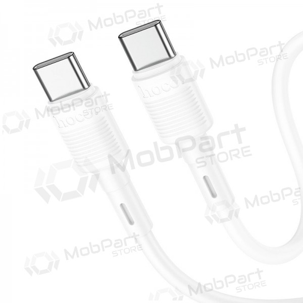 USB-C-Kabel Hoco X83 USB-C auf USB-C 1 m 60 W weiß