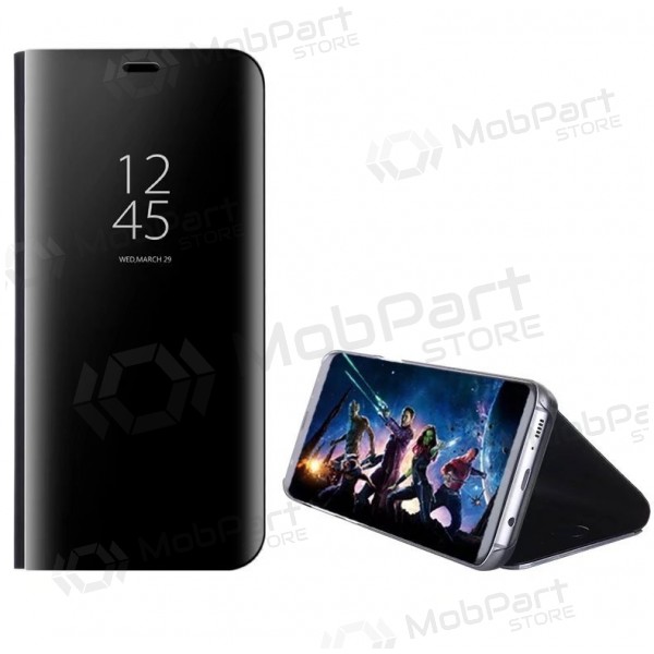 Samsung G965 Galaxy S9 Plus hülle - Clear View Stand Cover (schwarz)