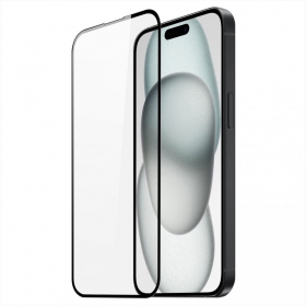 Apple iPhone 15 Displayschutz aus gehärtetem Glas 