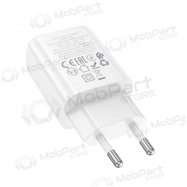 Telefonladegerät Hoco N62 30 W GaN USB-C weiß